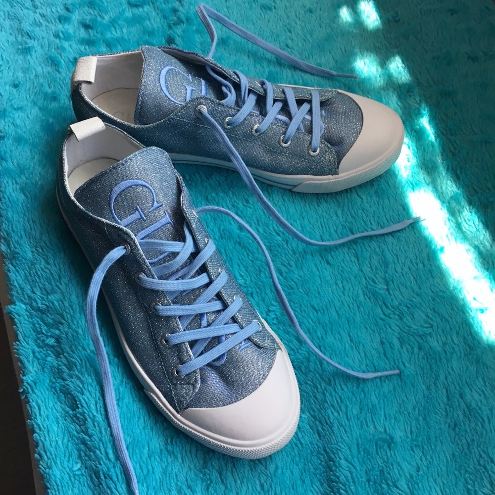 💎 Worn 1x!! Guess “Jamie” Sparkle Sneakers 💎